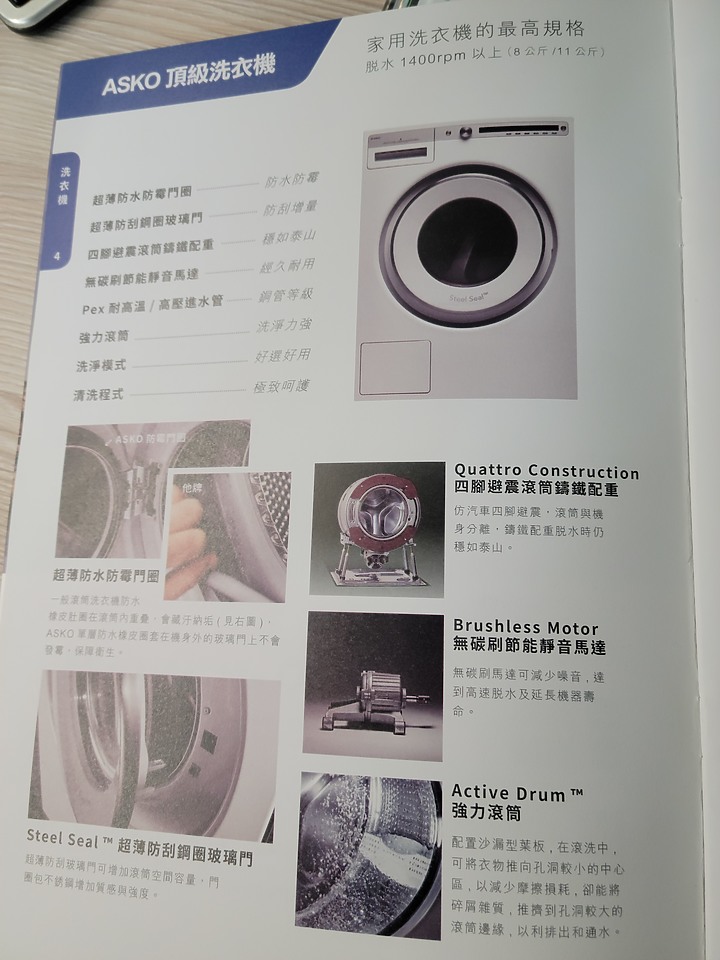 開箱高雄第1台 ASKO W6124X.W.TW + T411HD