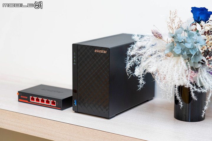 ASUSTOR DRIVESTOR 2 AS1102T NAS 開箱 在平實價格內提供 2.5 Gbps 連網備份選擇