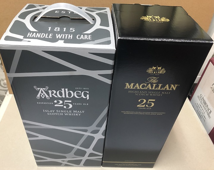 高手過招--雅柏25年vs麥卡倫25年雪莉桶之開箱PK
