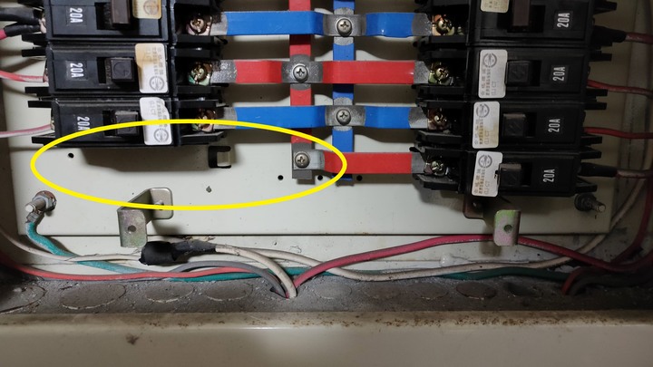 電箱匯流排少1P可以用電線取代嗎?