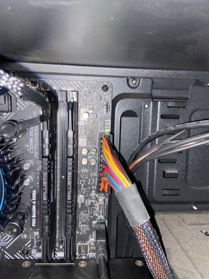 剛裝完新的主板進入bios 異常問題