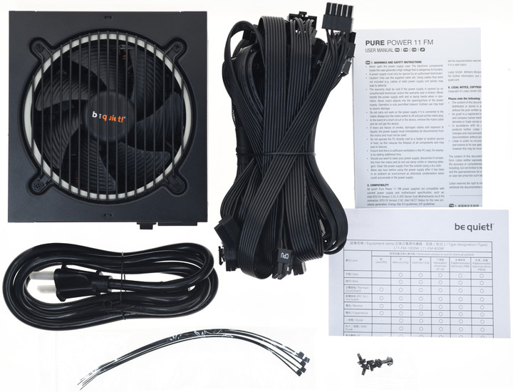 be quiet! PURE POWER 11 FM 1000W金牌全模組化電源開箱
