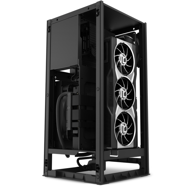 NZXT 推出新版 H1 直立式 ITX 機殼 內建 140 AIO 水冷與直立顯卡設計