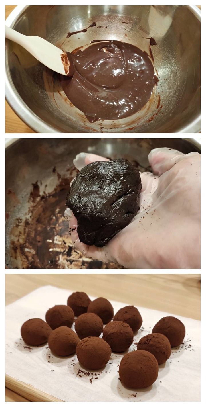 難得放閃!自製松露巧克力-安心X美味