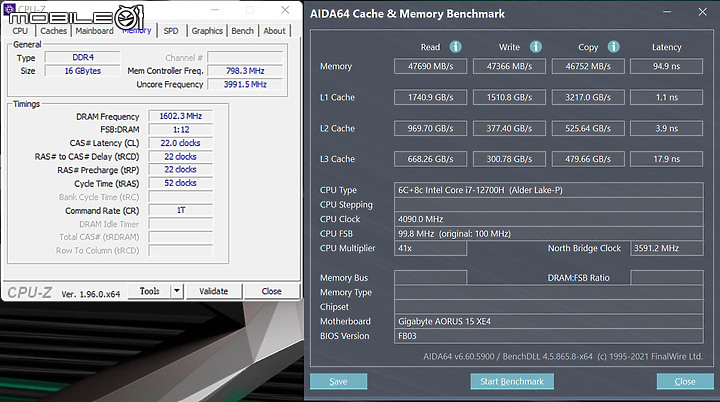 GIGABYTE AORUS 15 XE4 測試報告｜效能與美型兼具的準旗艦電競筆電！