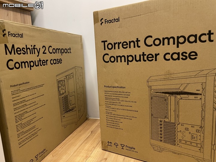 Fractal Design Torrent Compact 緊湊型ATX機殼 開箱+測試