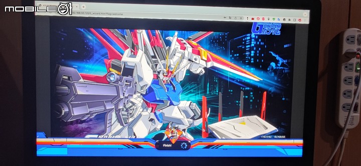 點我看大圖 華碩 rt-ax88u x gundam鋼彈 簡易開箱