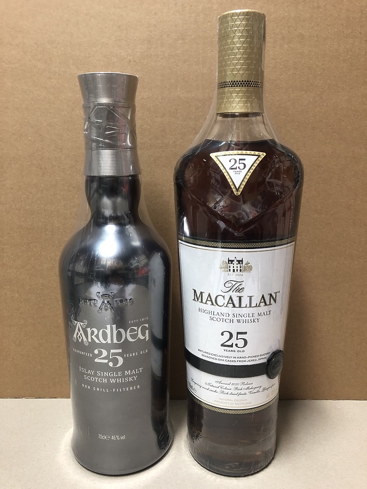 高手過招--雅柏25年vs麥卡倫25年雪莉桶之開箱PK