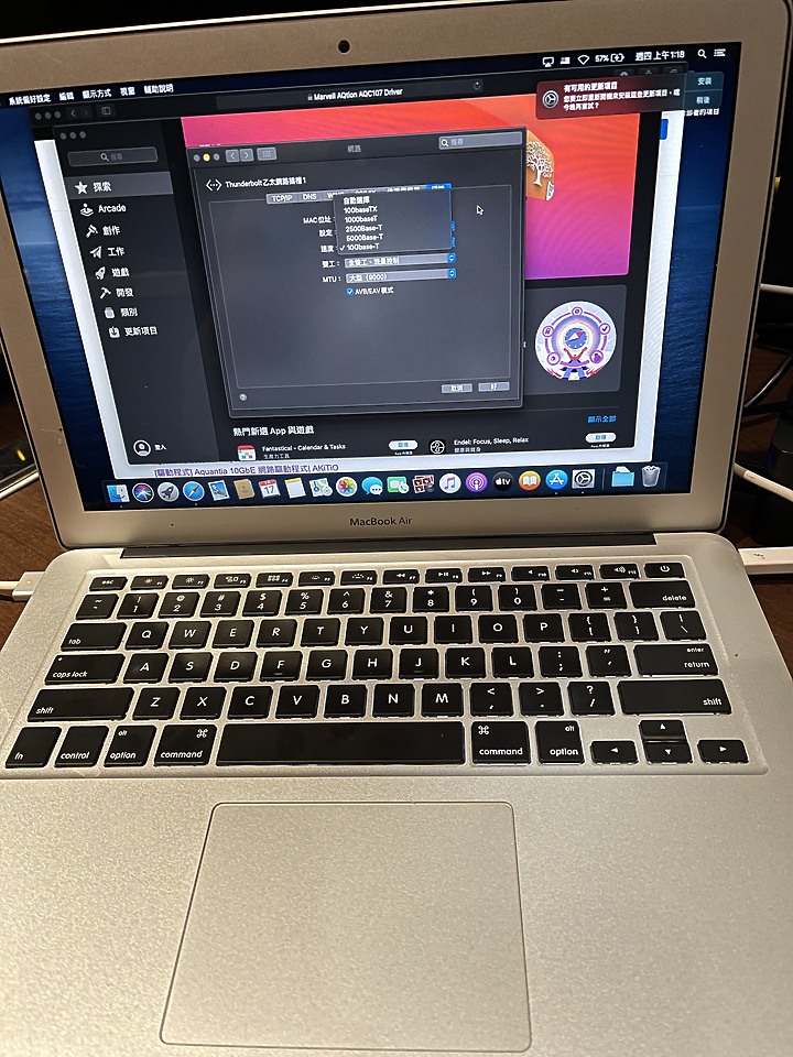 2014macbook air AQC10710gb網卡 安裝