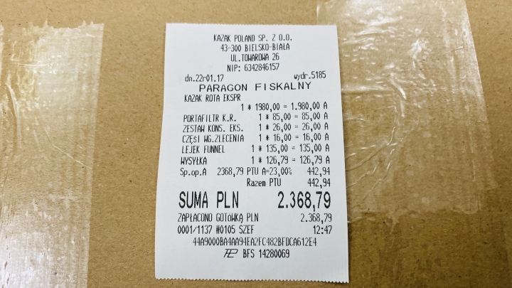 (開箱)來自波蘭的手搖義式咖啡機Kazak Rota 2