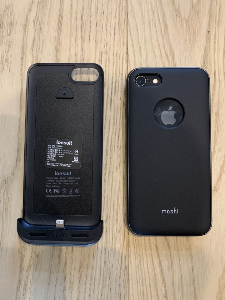 Moshi IonSuit for iPhone 7 8/SE（通用）可拆式電池殼
