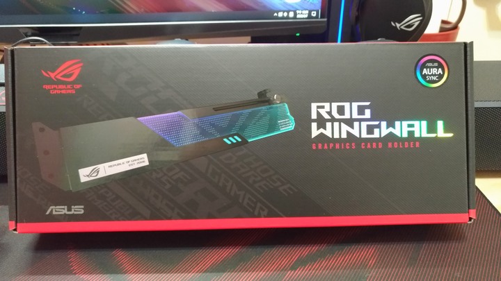 (簡單雙開箱)-ROG顯示卡支撐架