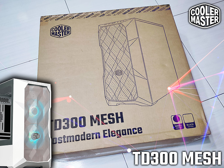 Cooler Master TD300 Mesh 酷碼 M-ATX小中塔 炫砲小騷包 開箱