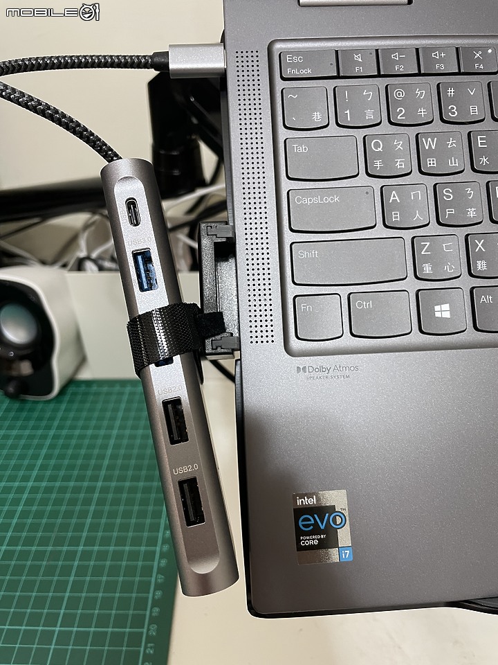 點我看大圖 瑞米Raymii MS4-PLUS螢幕筆電支架 + Lenovo X1 yoga Gen6 雙重開箱~