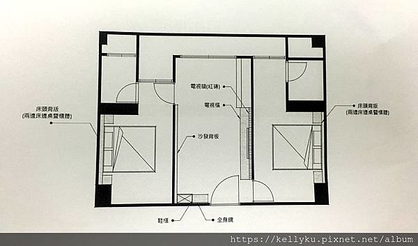 【開箱】輕工業風兩房開箱,40萬內小資預算│紅磚X穀倉門X小兔霓虹燈