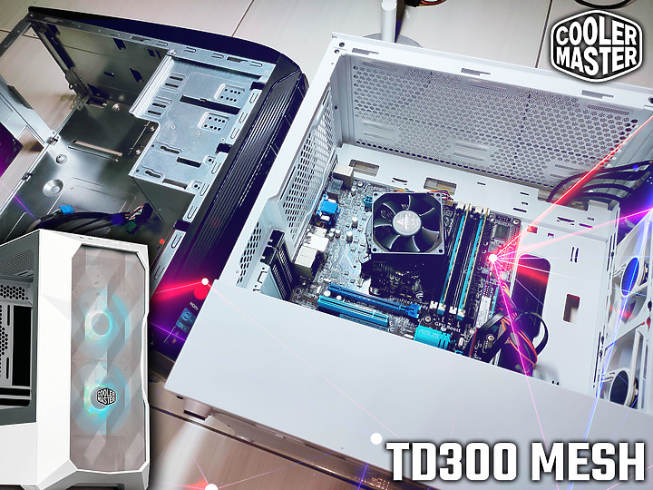 Cooler Master TD300 Mesh 酷碼 M-ATX小中塔 炫砲小騷包 開箱
