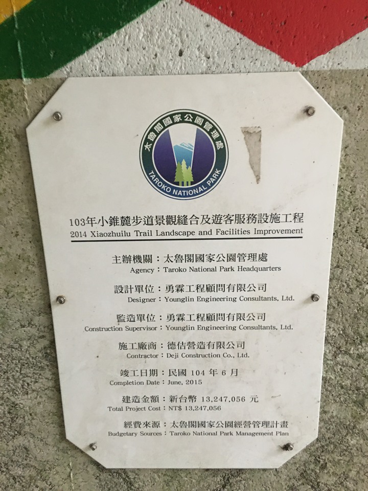太魯閣健行步道之旅下集 (小錐麓、砂卡礑步道)