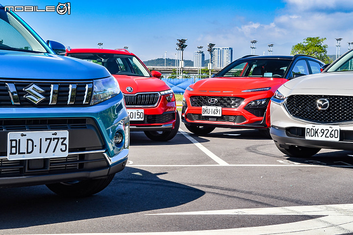 個性至上的進口CUV集評 │ Suzuki Vitara Hybrid x Hyundai Kona N Line x Mazda CX-30 x Skoda Kamiq
