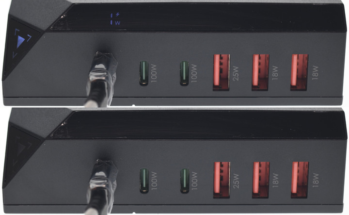 EGO 120W EXINNO即時顯示六埠快速充電器簡測
