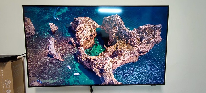 三星4K高畫質電視 UA55AU9000WXZM 不專業開箱!!