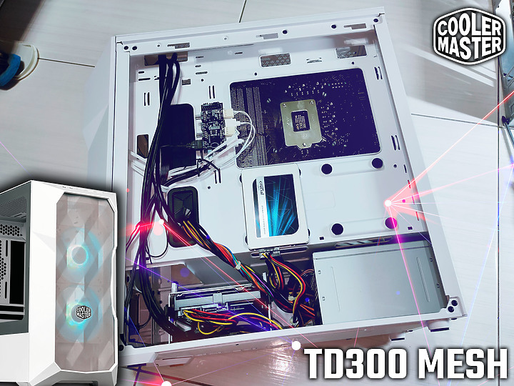 Cooler Master TD300 Mesh 酷碼 M-ATX小中塔 炫砲小騷包 開箱