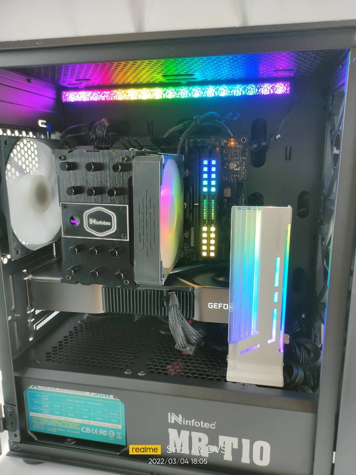 英富達 CPU 散熱器開箱 不專業 業配文 INCF-CF-1206ARGB
