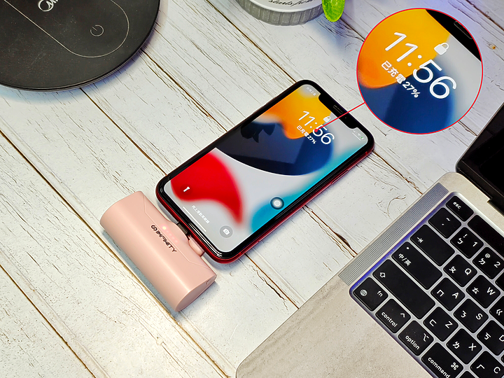 「 開箱 」iPhone專屬行動電源開箱 – infinity P60 迷你行動電源實測,出門從此無需帶線