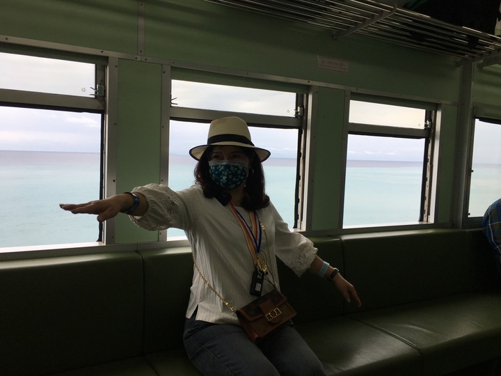 藍皮解憂號觀光列車(台東-枋寮)騎遊金崙
