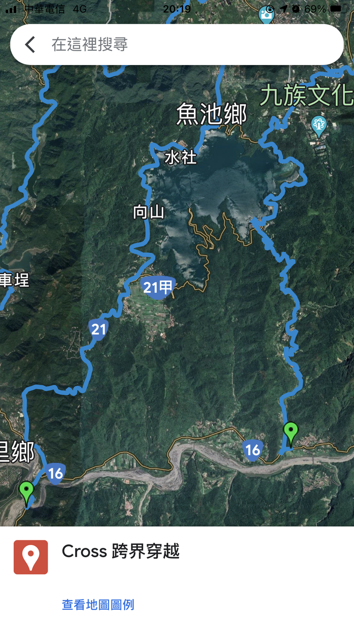 跨界 Cross 路線說明－－日月潭－武界－霧社－靜觀翠峰瑞岩紅香力行－梨山