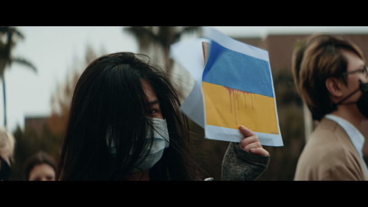 [ 影片記錄分享] 聲援烏克蘭🇺🇦集會. 使用 Panasonic S1 + 轉接式 2倍 變形鏡頭