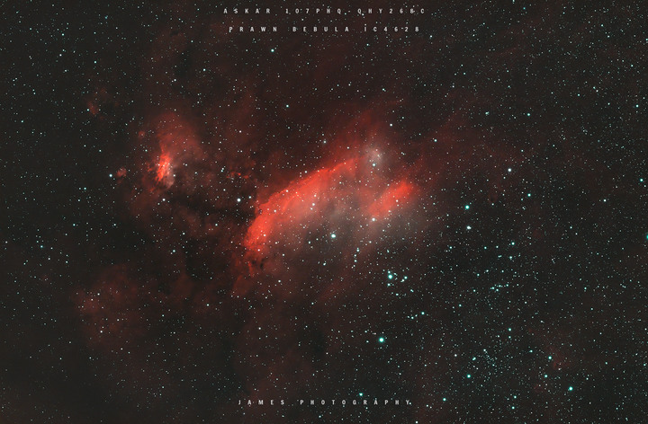 【巡天摄影记】斑节虾星云 Prawn Nebula