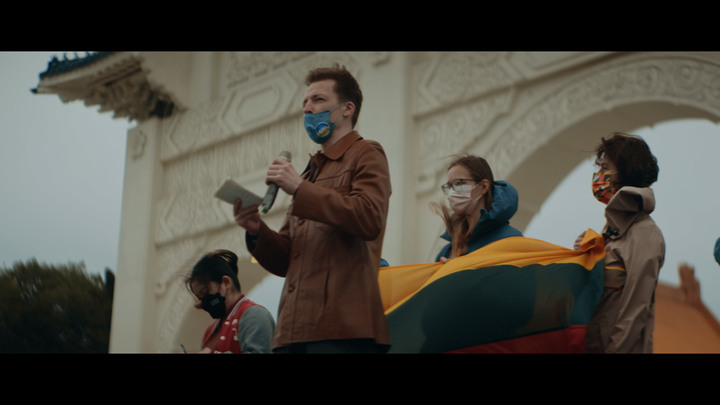 [ 影片記錄分享] 聲援烏克蘭🇺🇦集會. 使用 Panasonic S1 + 轉接式 2倍 變形鏡頭