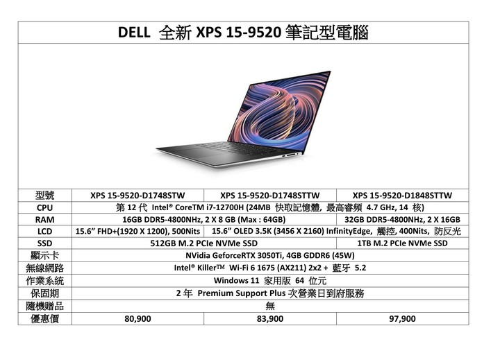 【DELL 家用筆電新機上市】DELL Insprion 13, Inspiron 14, Inspiron 16 及 XPS 開始上市, 限排單生產製造