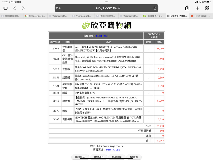 求菜單健檢 預算57000