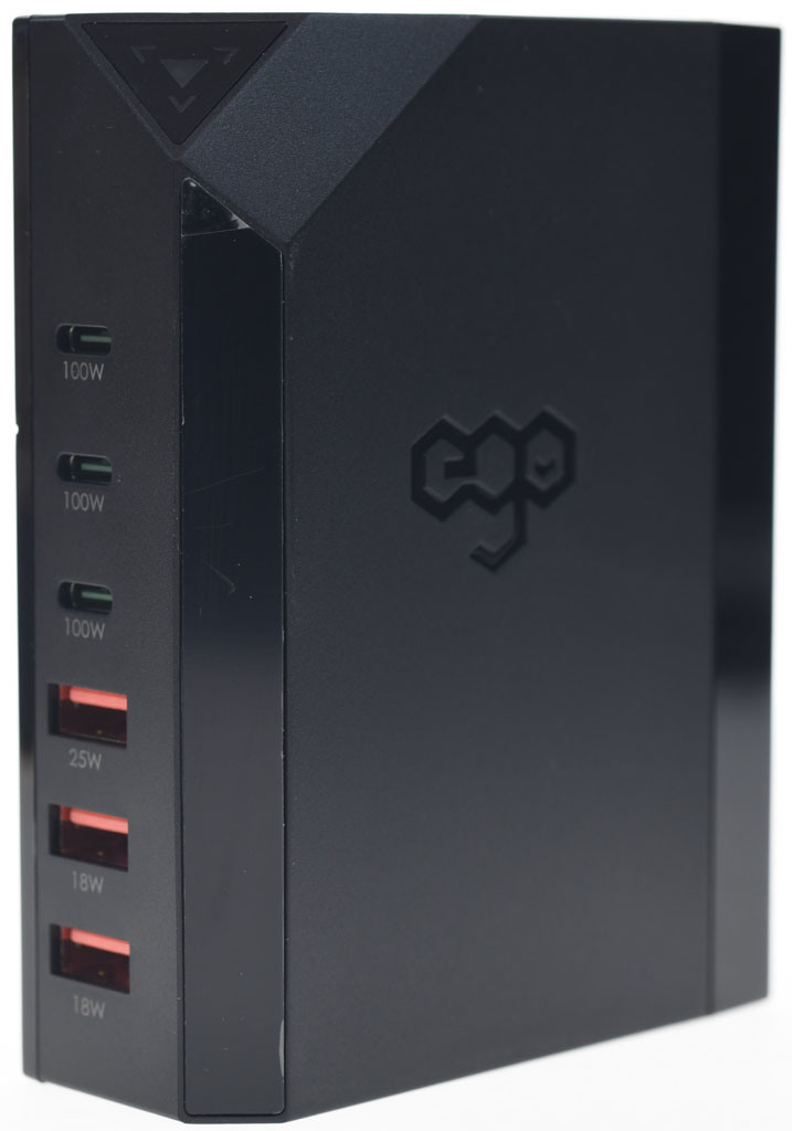 EGO 120W EXINNO即時顯示六埠快速充電器簡測