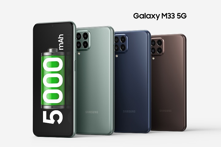 三星Galaxy M33 5G 4/8上市 直逼A系列效能 售價更親民!