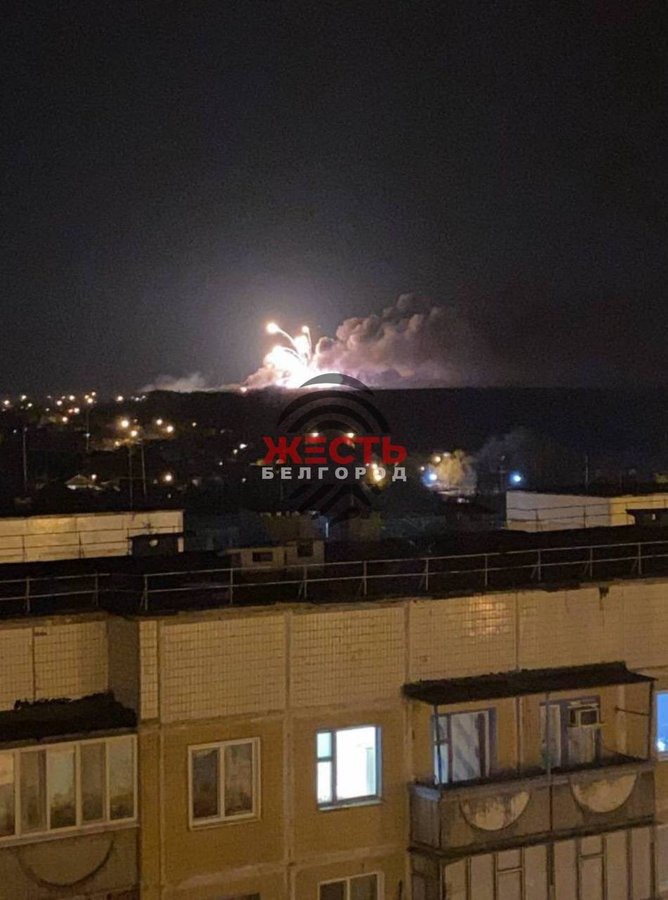 俄羅斯別爾哥羅德軍火庫大爆炸