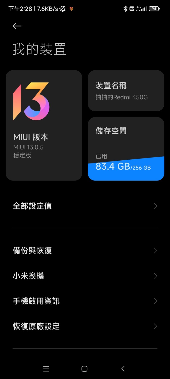 紅米K50 電競版 兩日使用心得