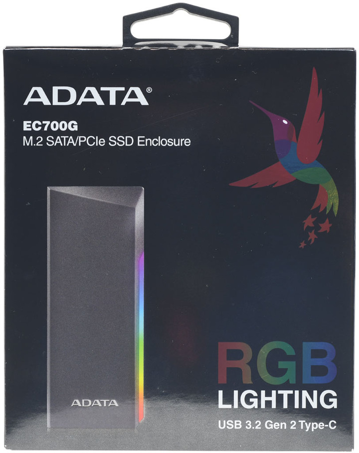ADATA EC700G M.2 NVMe/SATA兩用SSD外接盒簡介及測試