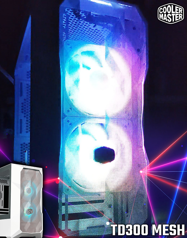 Cooler Master TD300 Mesh 酷碼 M-ATX小中塔 炫砲小騷包 開箱