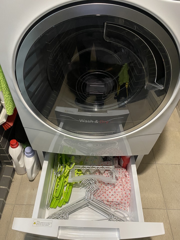 BOSCH 洗脫烘滾筒洗衣機 10/6 kg WDU28560TC 開箱、使用心得