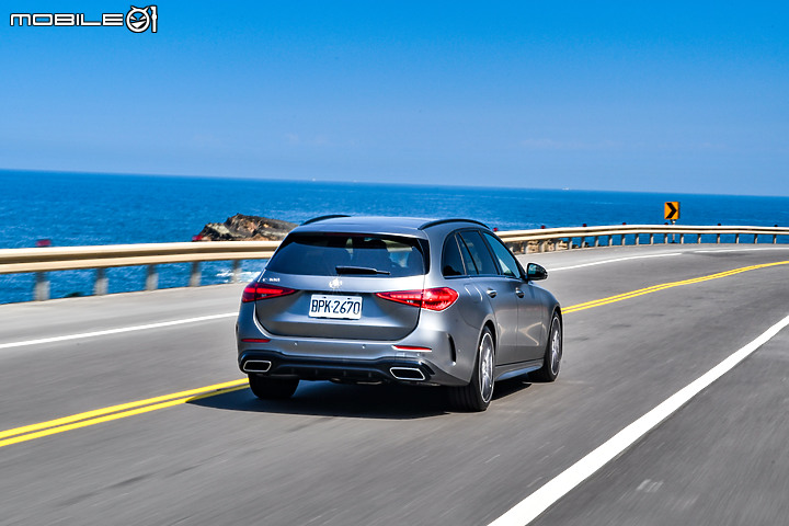 M-Benz C300 Estate運動版試駕 │ 能帥能跑更能載,科技跑旅人人愛!