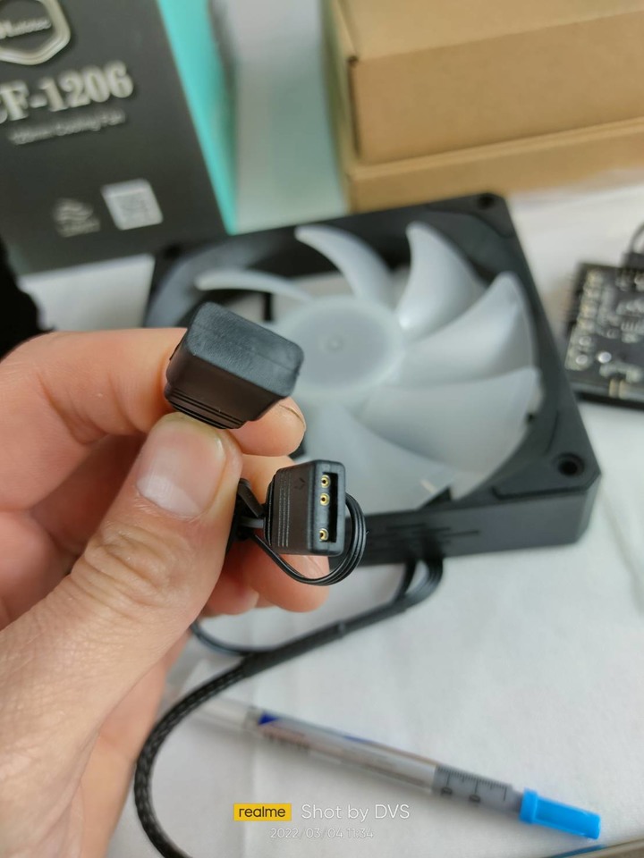 英富達 CPU 散熱器開箱 不專業 業配文 INCF-CF-1206ARGB