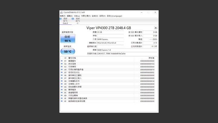無光害 7400MB/s 極速 PCIe Gen4 x4 SSD，Patriot Viper VP4300 2TB