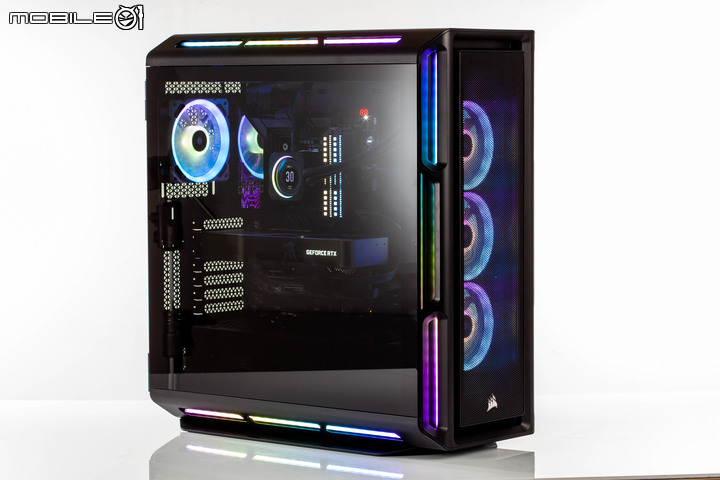 CORSAIR iCUE 5000T RGB 機殼開箱實裝 以滿滿燈效設計打造個人絢爛風格