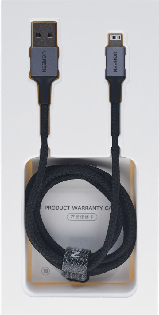 UGREEN綠聯 A to Lightning防彈纖維鎧甲版充電傳輸線簡測