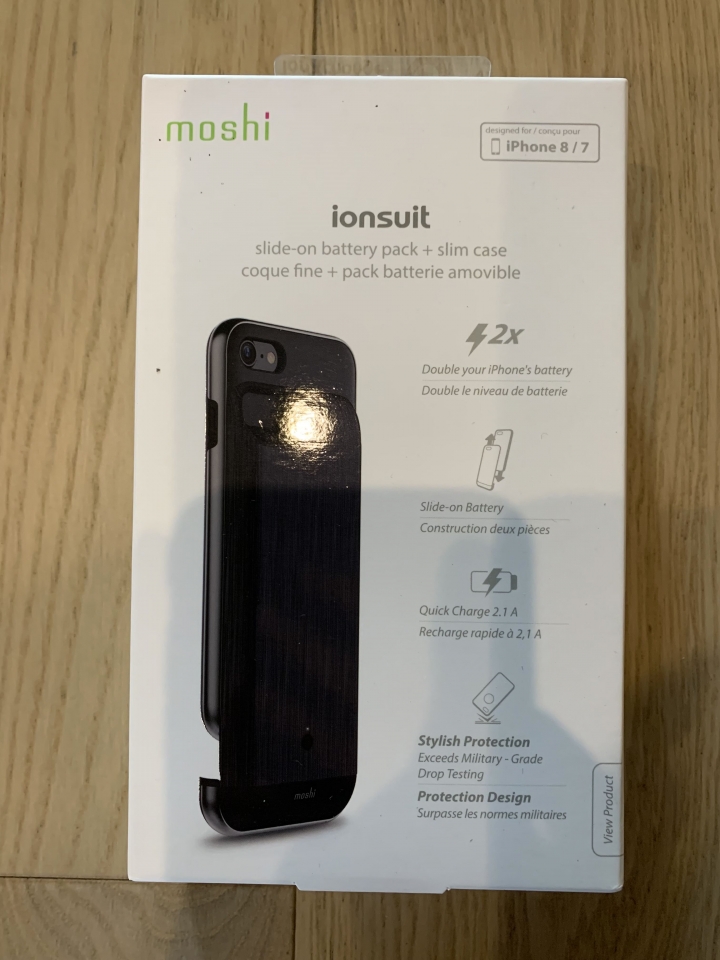 Moshi IonSuit for iPhone 7 8/SE（通用）可拆式電池殼