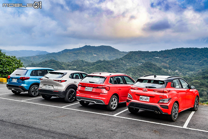 個性至上的進口CUV集評 │ Suzuki Vitara Hybrid x Hyundai Kona N Line x Mazda CX-30 x Skoda Kamiq