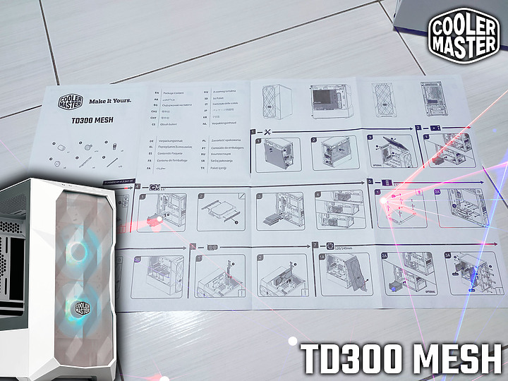 Cooler Master TD300 Mesh 酷碼 M-ATX小中塔 炫砲小騷包 開箱