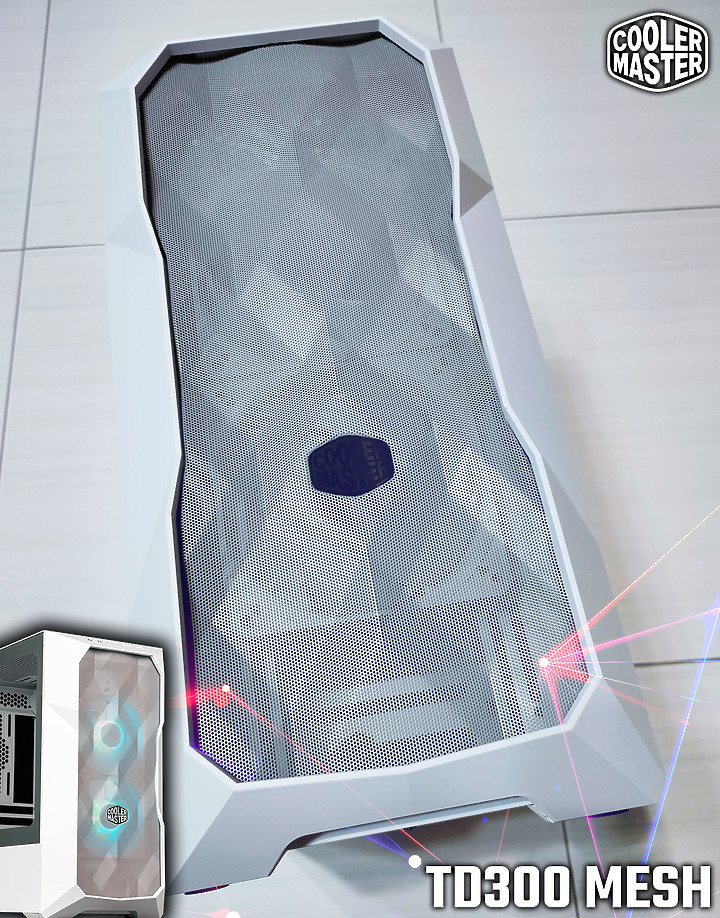 Cooler Master TD300 Mesh 酷碼 M-ATX小中塔 炫砲小騷包 開箱
